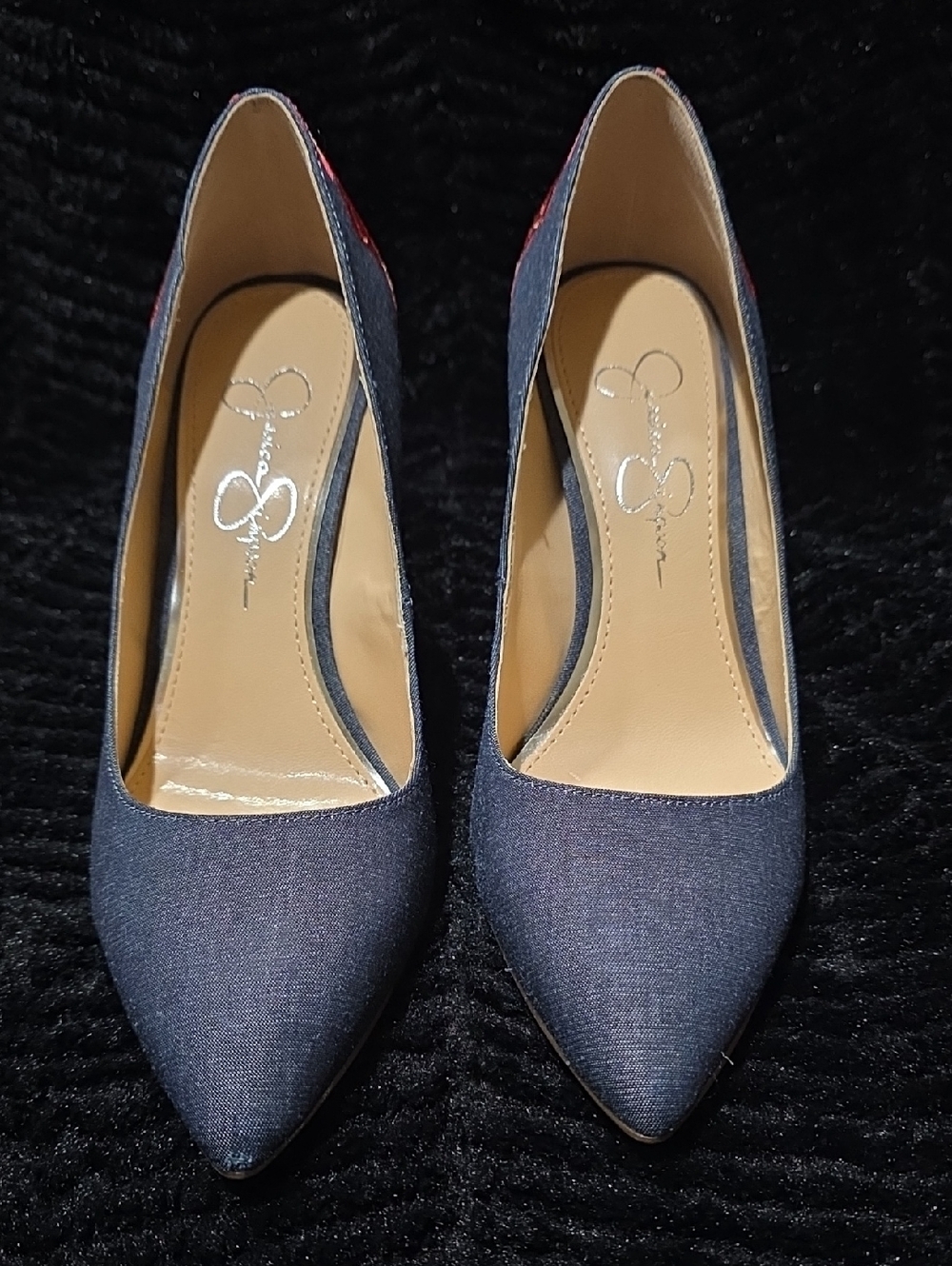 Jessica Simpson Denim &floral Woman Shoes